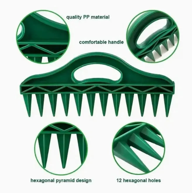 Kalsten | Plant dibber with 12-hole template – Easy even seed sowing