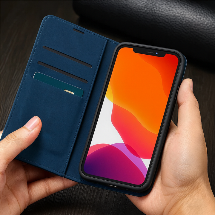 Leather Magnetic Phone Case Slim Shockproof Cover Kalsten