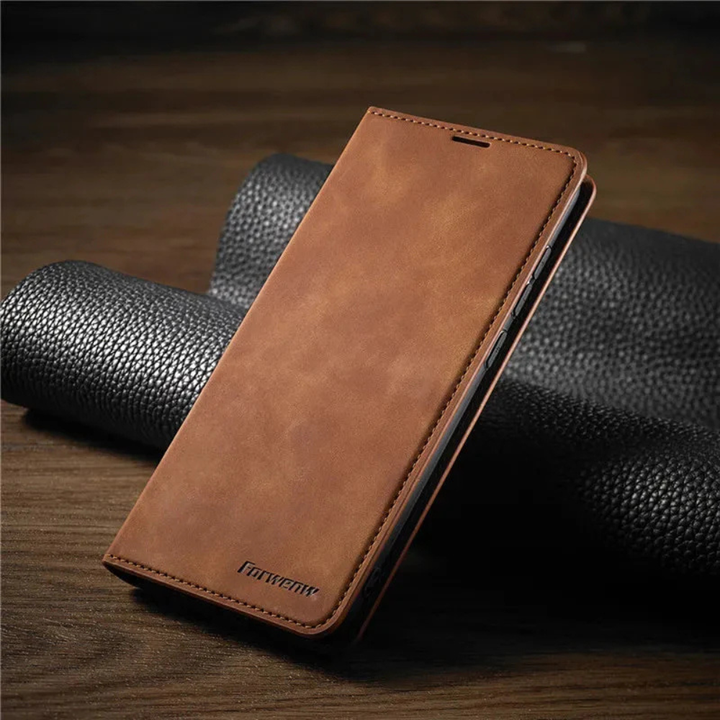 Leather Magnetic Phone Case Slim Shockproof Cover Kalsten