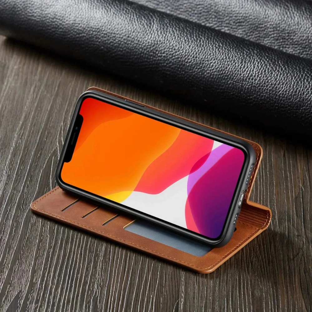 Leather Magnetic Phone Case Slim Shockproof Cover Kalsten