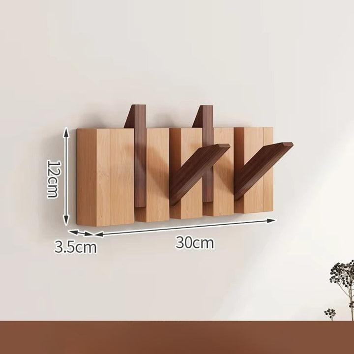 Kalsten | Piano Foldable Wooden Flip Hook Wall Rack