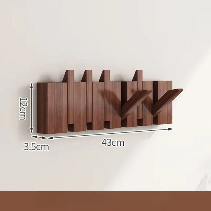 Kalsten | Piano Foldable Wooden Flip Hook Wall Rack