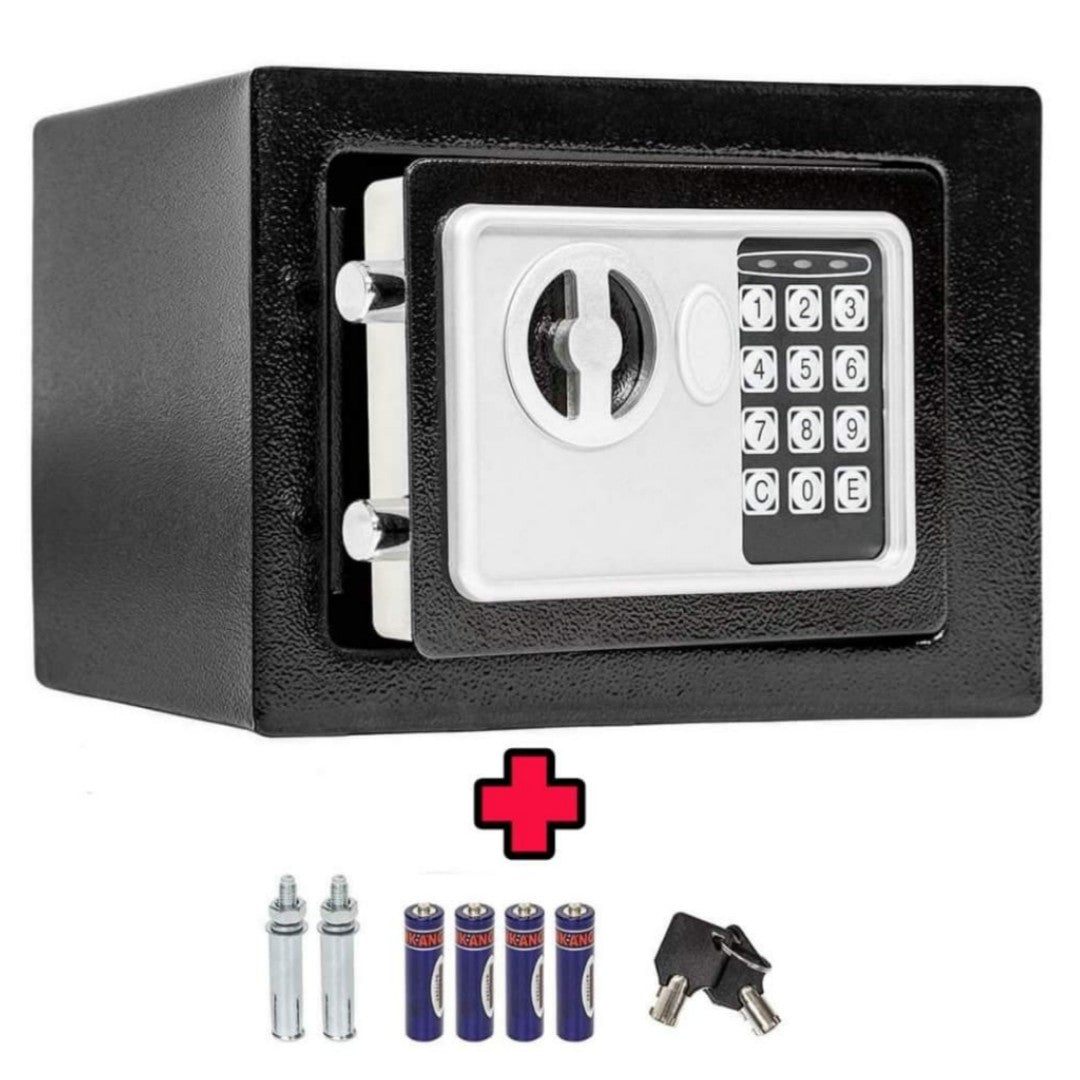 SafeLock Mini – Digital Safe with PIN and Key, 6 Liters | Kalsten