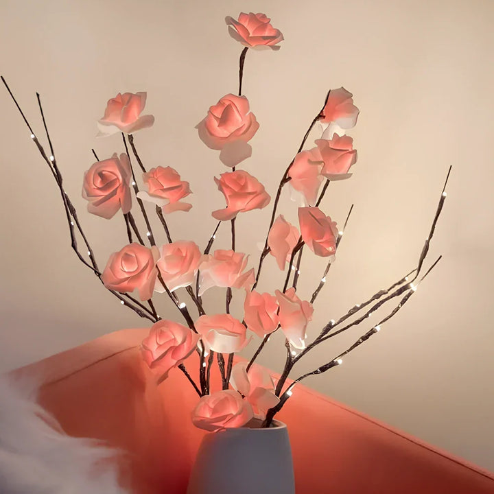 LED Lighted Artificial Branch Table Lamp | Kalsten