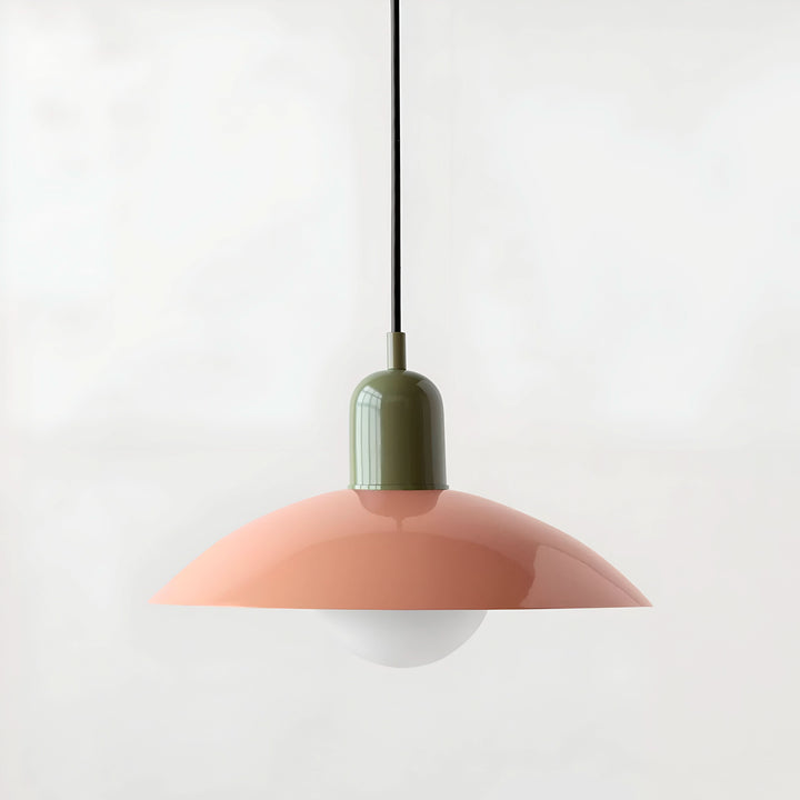 Kalsten | Modern Macaron Bauhaus Pendant Light – Iron Shade