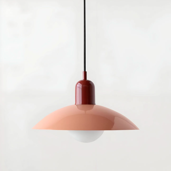 Kalsten | Modern Macaron Bauhaus Pendant Light – Iron Shade