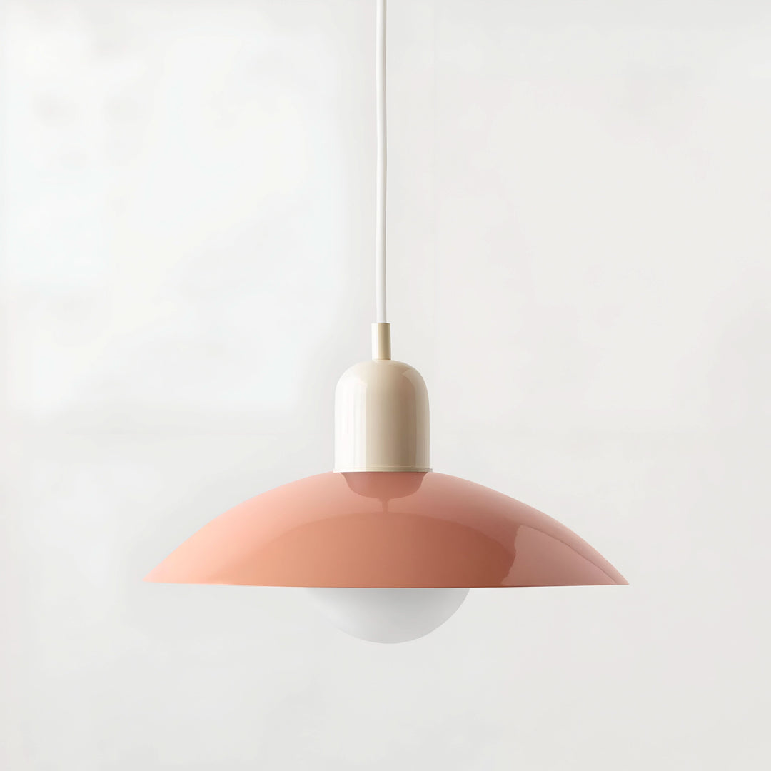 Kalsten | Modern Macaron Bauhaus Pendant Light – Iron Shade
