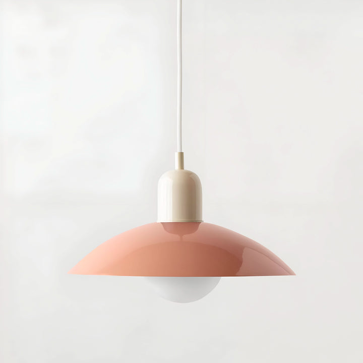 Kalsten | Modern Macaron Bauhaus Pendant Light – Iron Shade