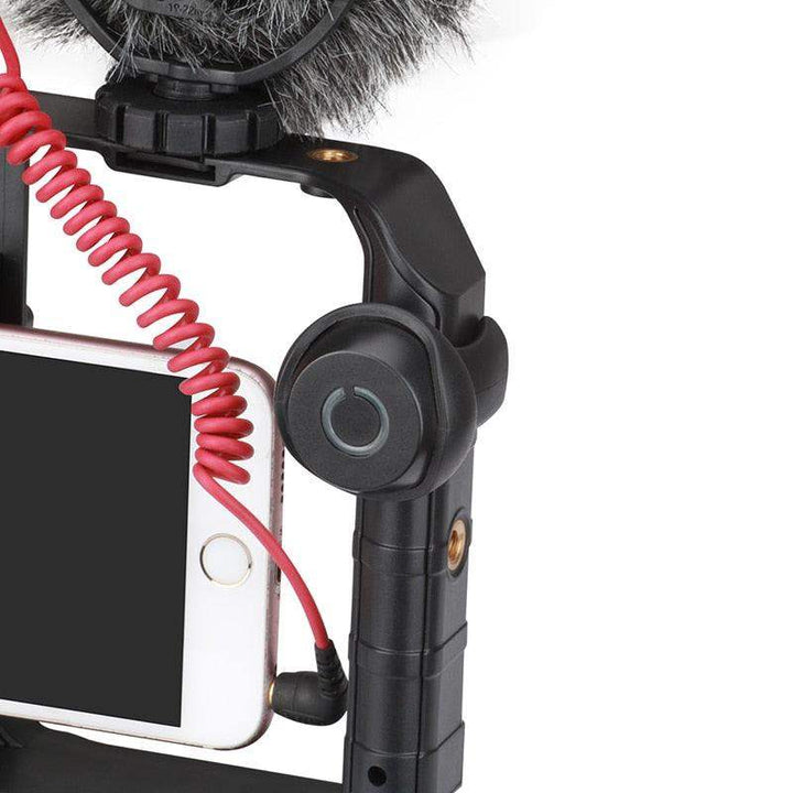 Kalsten | VideoGrip Smartphone Stabilizer – Professional Filmcage with Cold Shoe Mounts