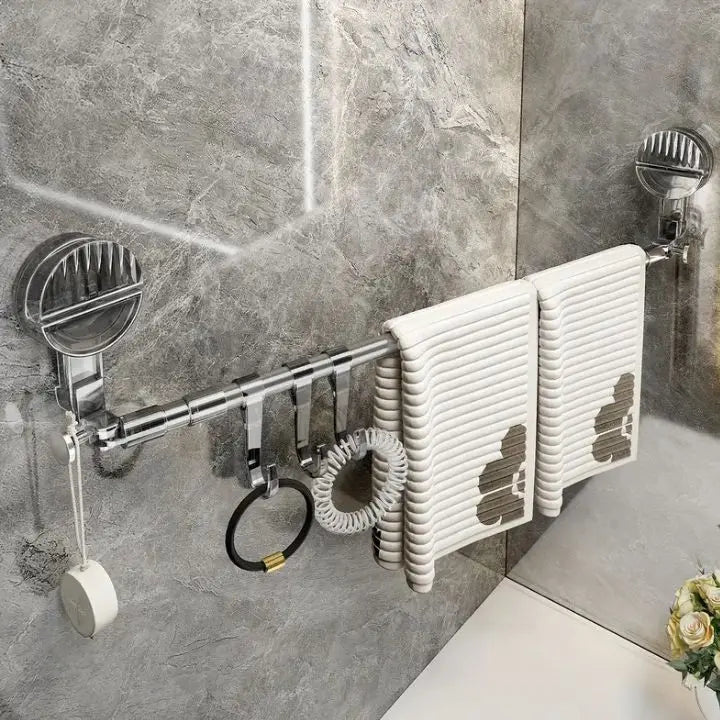 Kalsten | Towel holder with suction cup – No drilling, ready to use immediately