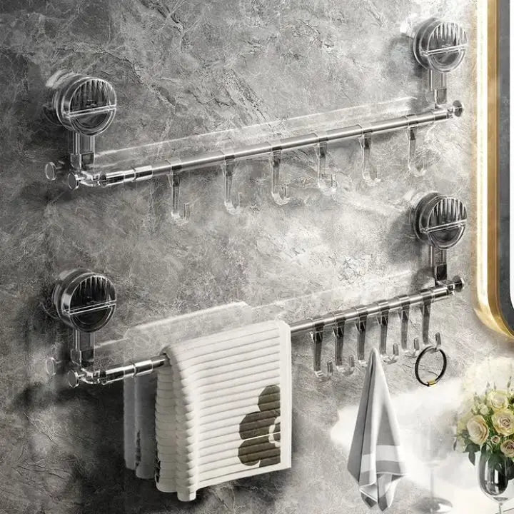 Kalsten | Towel holder with suction cup – No drilling, ready to use immediately