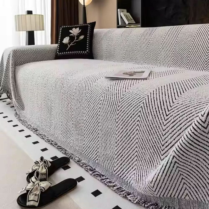 Kalsten | Herringbone Sofa Cover, splash-proof and non-slip