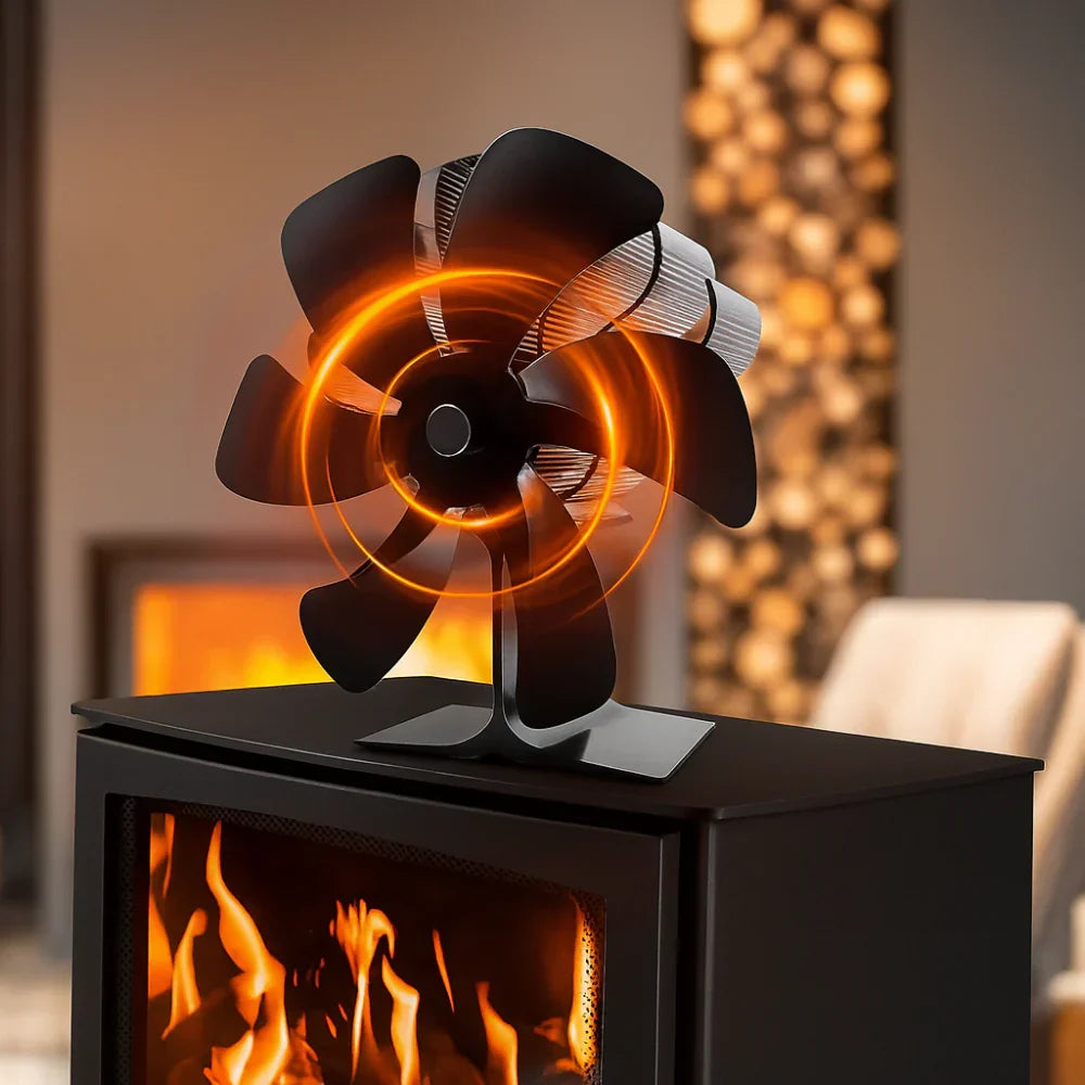 Wood Stove Fan, Silent Heat Diffusion for Efficient Warmth | Kalsten
