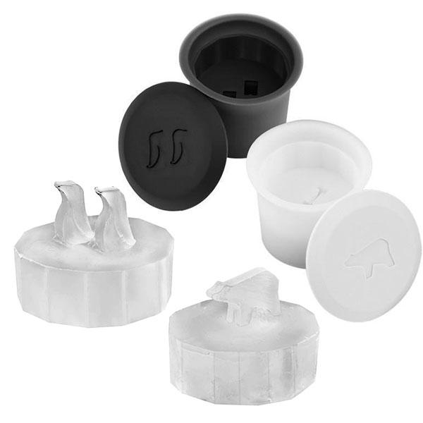 Polar Bear Penguin Ice Molds (Set of 2) | Kalsten