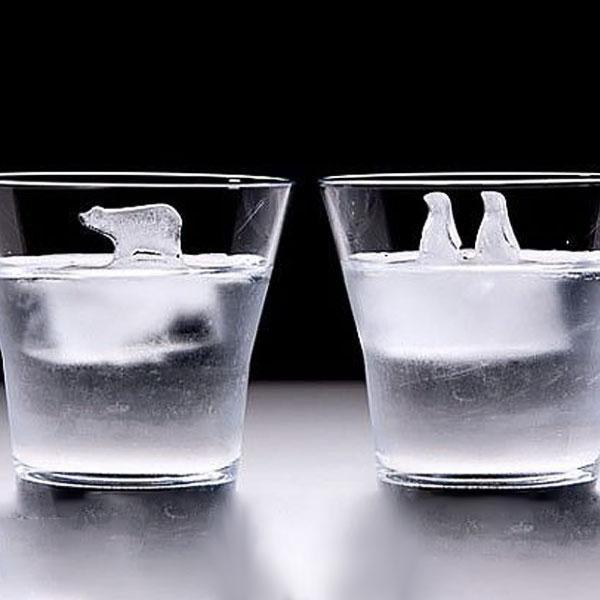 Polar Bear Penguin Ice Molds (Set of 2) | Kalsten