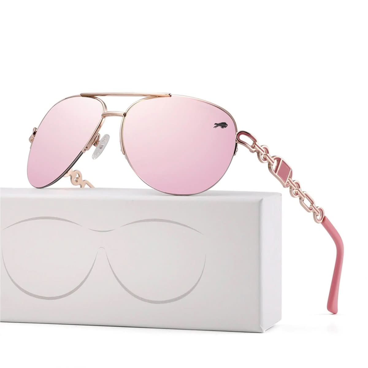Skanto | Lunaris Polarized Women's Sunglasses | UV400 Protection | Lightweight Fashion Glasses | Elegant Outdoor Sunglasses