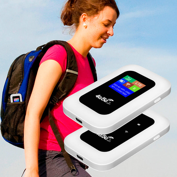 Kalsten | Portable 5G Wi-Fi Router | Secure, High-Speed Connection for Travel & Home Use