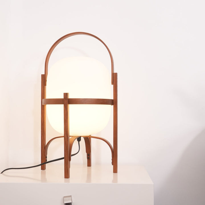 Portable Lantern Glass Portable lamp Table Lamp | Kalsten