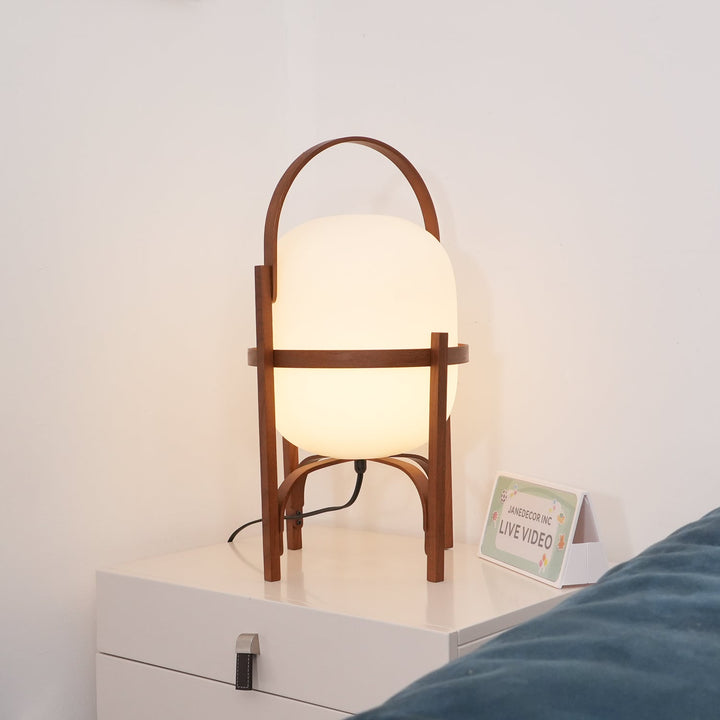 Portable Lantern Glass Portable lamp Table Lamp | Kalsten