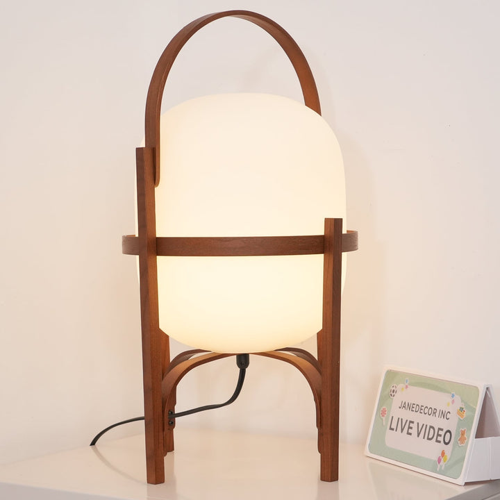 Portable Lantern Glass Portable lamp Table Lamp | Kalsten