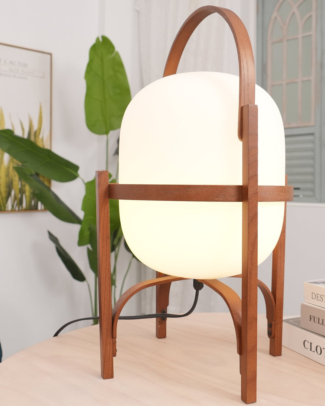 Portable Lantern Glass Portable lamp Table Lamp | Kalsten