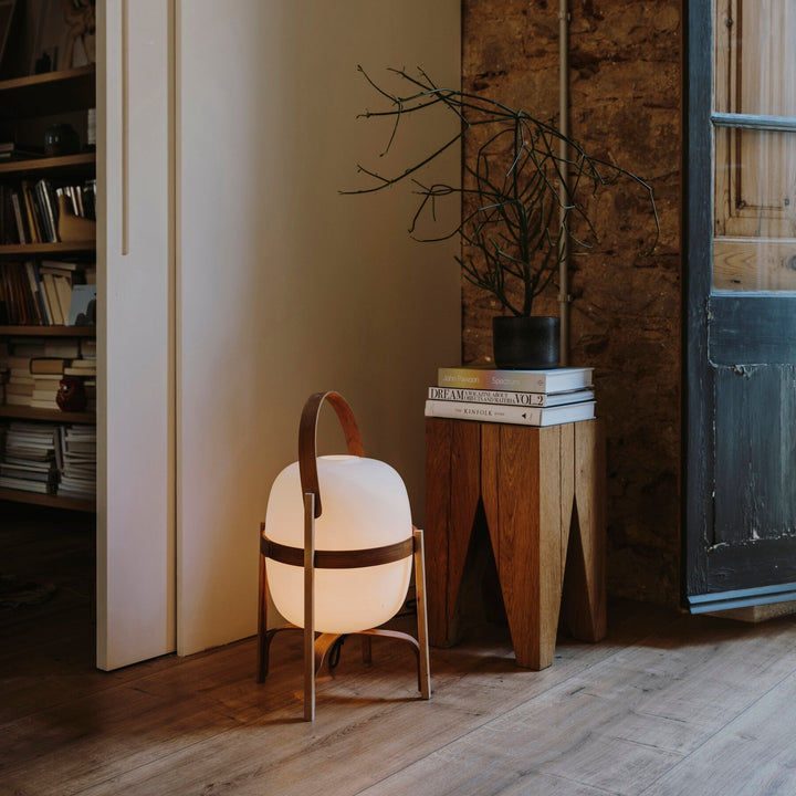 Portable Lantern Glass Portable lamp Table Lamp | Kalsten