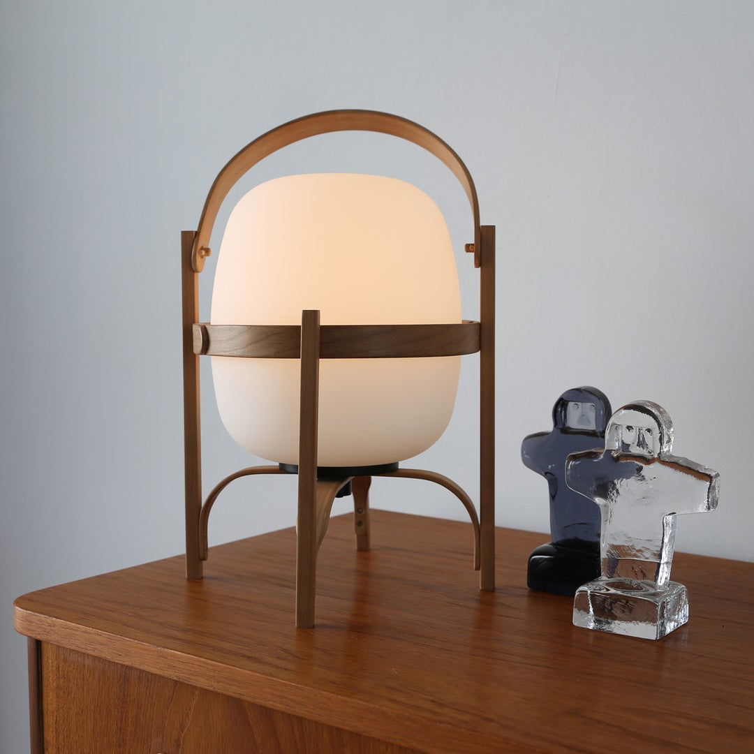 Portable Lantern Glass Portable lamp Table Lamp | Kalsten