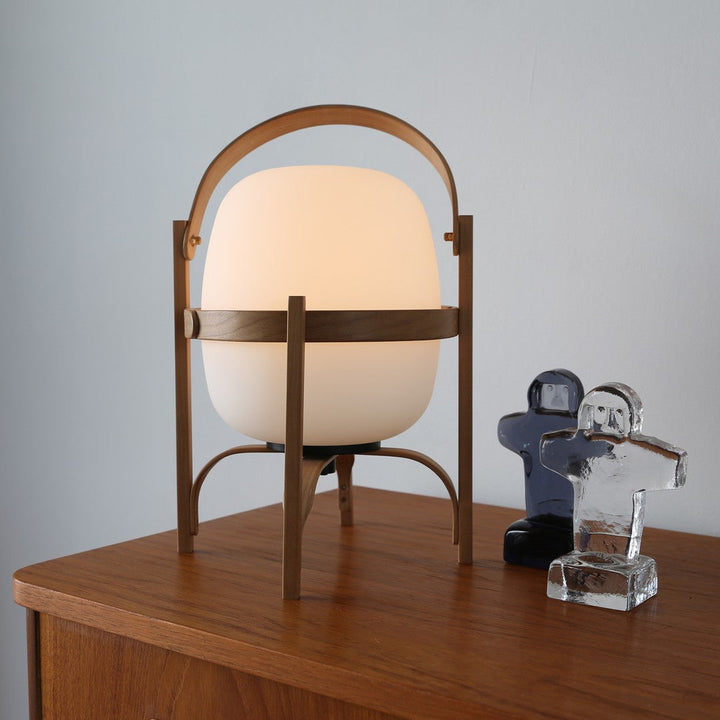Portable Lantern Glass Portable lamp Table Lamp | Kalsten