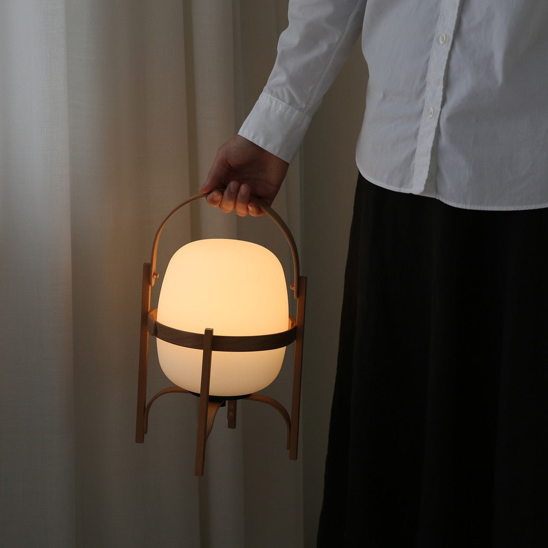 Portable Lantern Glass Portable lamp Table Lamp | Kalsten