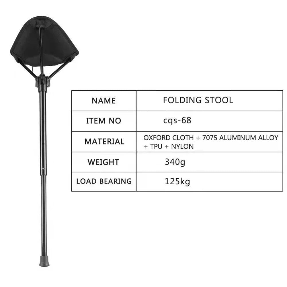 Skanto | Adjustable Aluminum Alloy Folding Camping Chair 125kg Load for Hiking Travel
