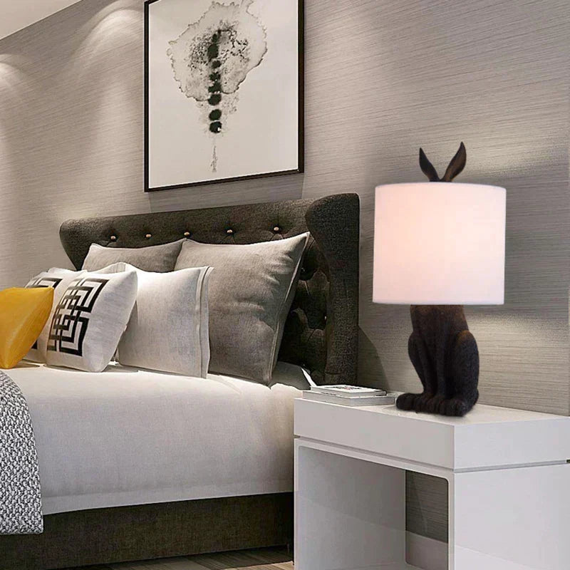 Chic Masked Rabbit Lamp – Elegant Atmosphere Bringer Kalsten