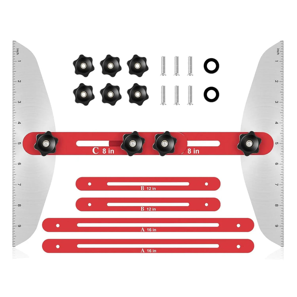 BowLift | Precise Stair Measuring Tool — Adjustable Aluminum Angle Template