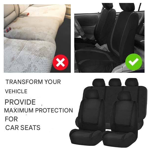 Kalsten | ComfortSeat 9-piece Car Seat Covers Set – Universal, Breathable & Washable