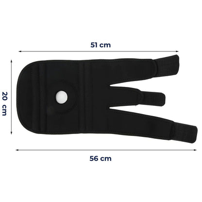 ProFlex Knee Bandage with adjustable pressure | for pain relief - injury rehabilitation - arthritis and sports stability Brehn