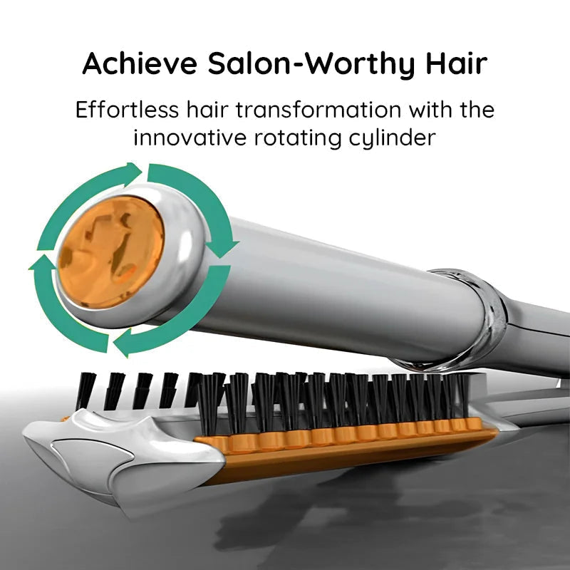Kalsten | Professional 2 in 1 Rotating Iron Hair Brush