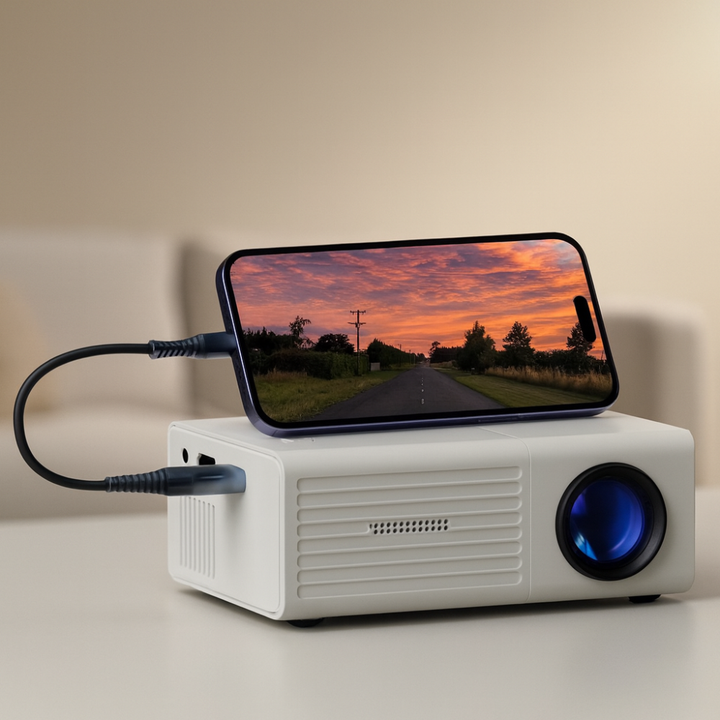 Kalsten | Projector Portable Mini HD LED Home Theater Outdoor 3000 Lumen