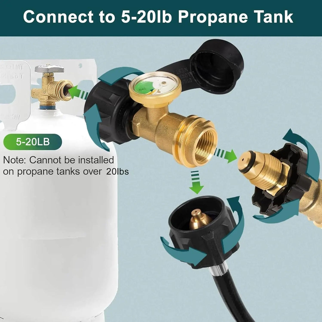 Kalsten | Propane Tank Gauge with Color-Coded Display