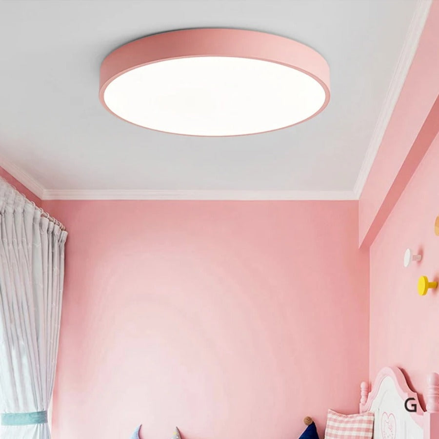 Modern Recessed Wood LED Ceiling Lamp Kalsten