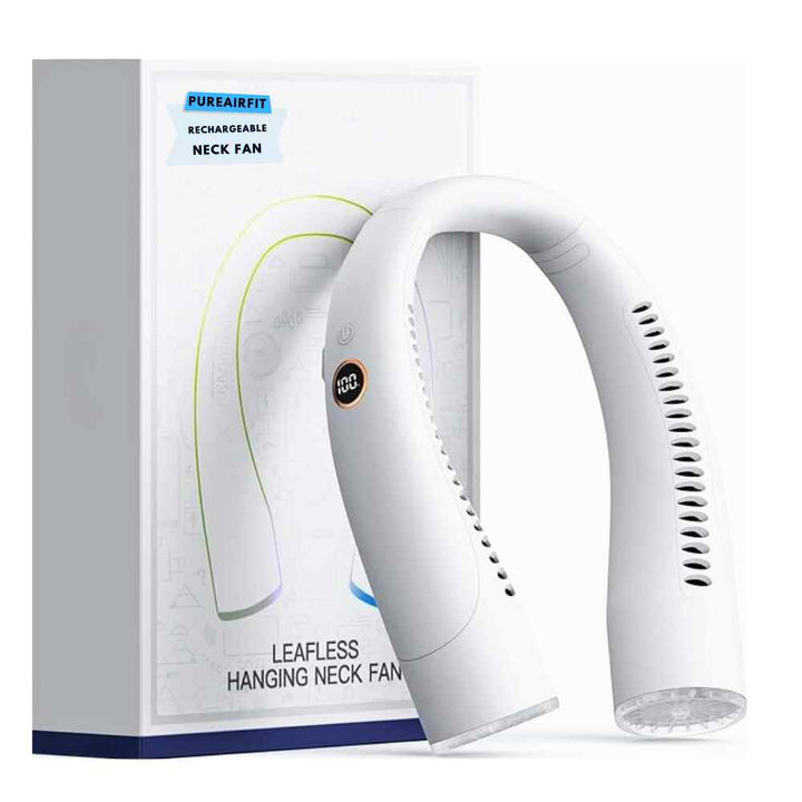Bladeless Portable Neck Fan with 3 Speed Silent Cooling 4000 mAh Rechargeable | Kalsten