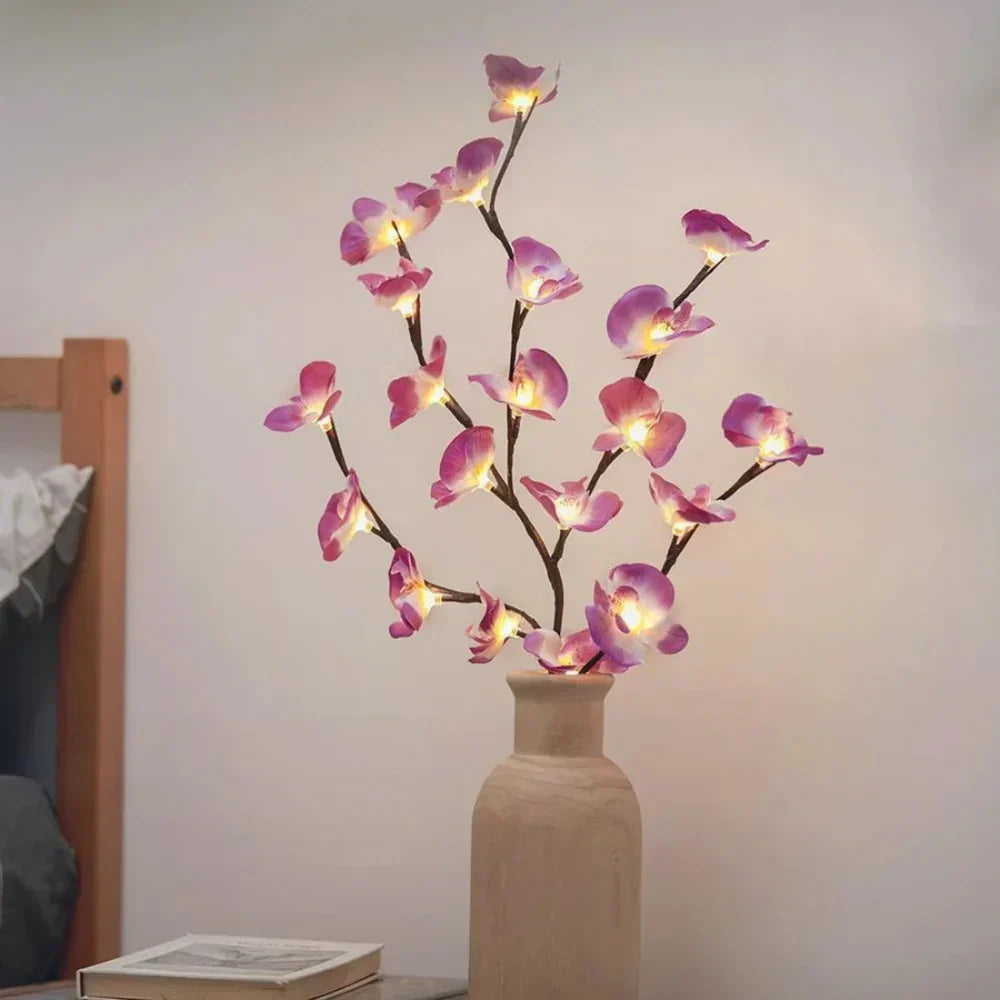 LED Lighted Artificial Branch Table Lamp | Kalsten