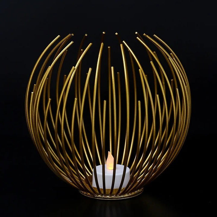 OrbGlo - Metallic Elegance - Ball Tea Light Holder - Chic Atmosphere | Kalsten