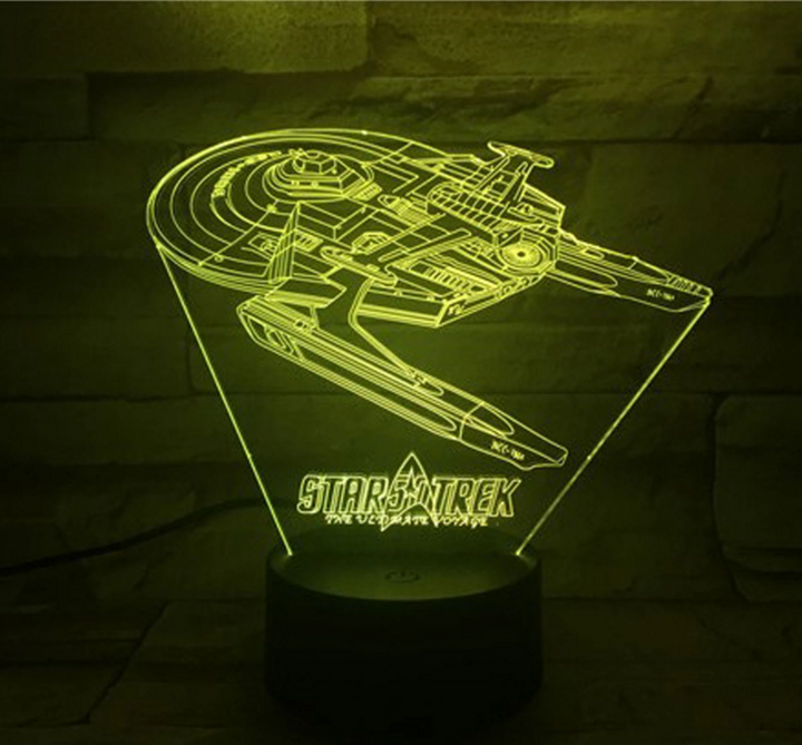Star Trek 3D optical illusion lamp | Kalsten