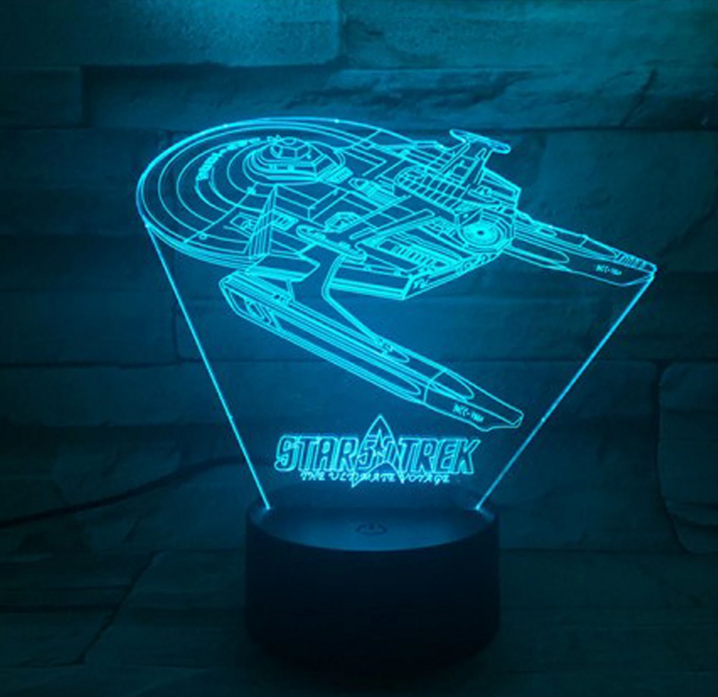 Star Trek 3D optical illusion lamp | Kalsten