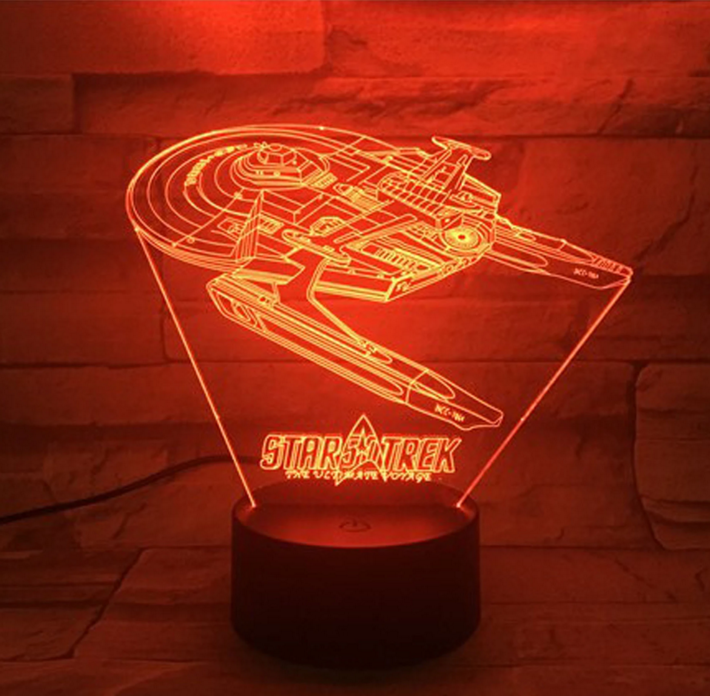 Star Trek 3D optical illusion lamp | Kalsten