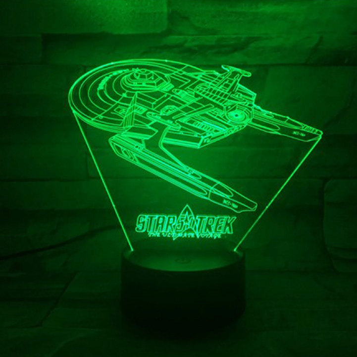 Star Trek 3D optical illusion lamp | Kalsten