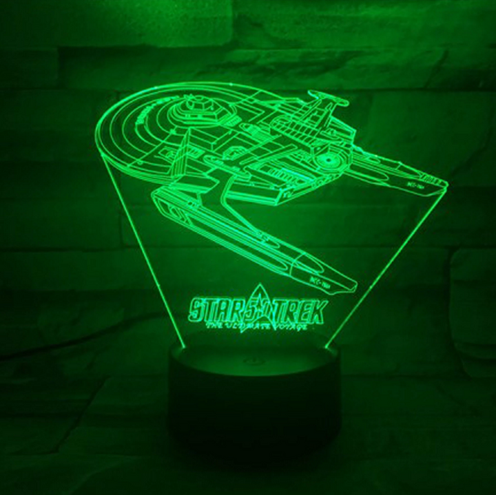 Star Trek 3D optical illusion lamp | Kalsten