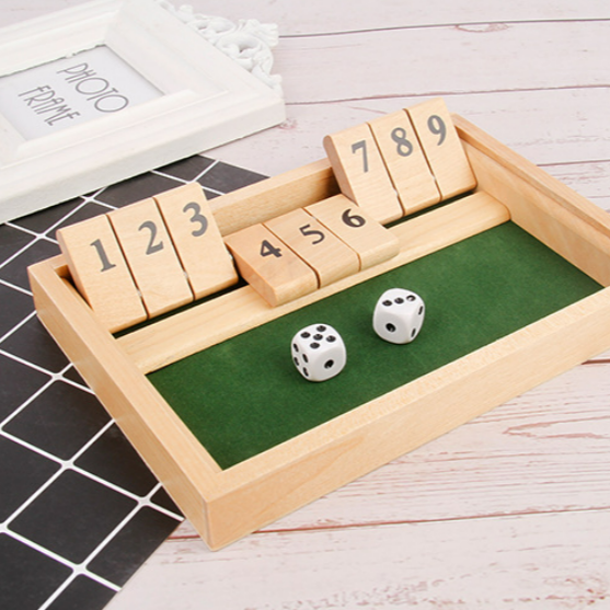 Shut The Box Game - Fun Table Math Game for Adults and Kids | Kalsten