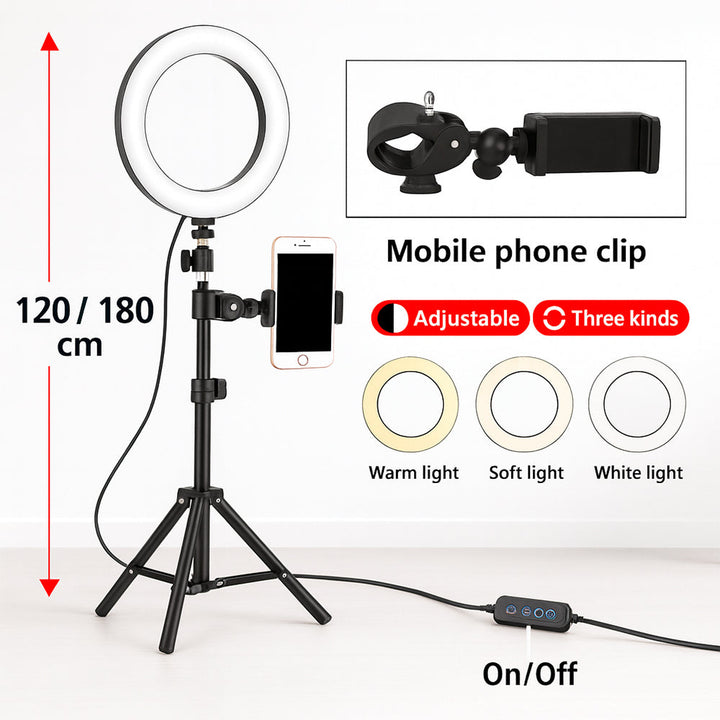 Ring light - 3 Light modes - QX-260 | Kalsten