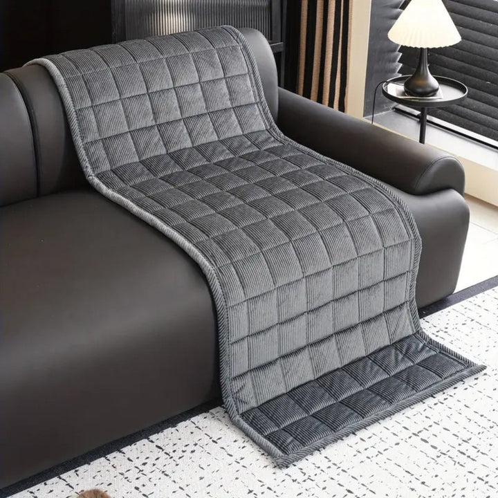 Kalsten | Metro Line Quilted Couch Cover Mat