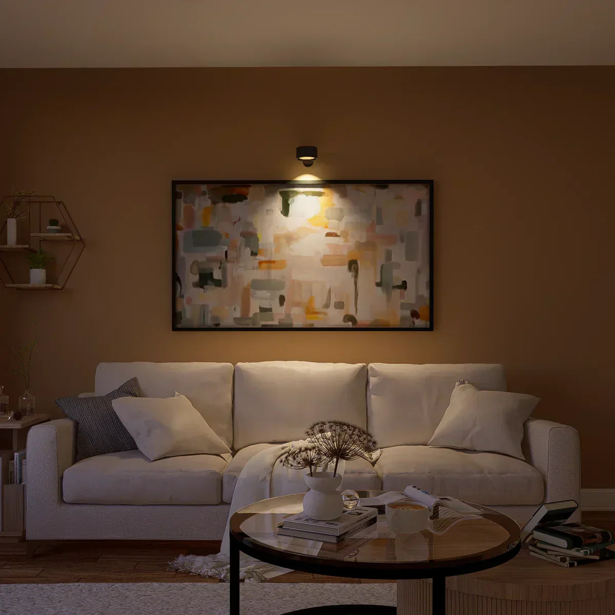 BowLift | Spotlight Wireless Wall Lamp - 360° Rotation, Dimmable, Rechargeable Wall Light